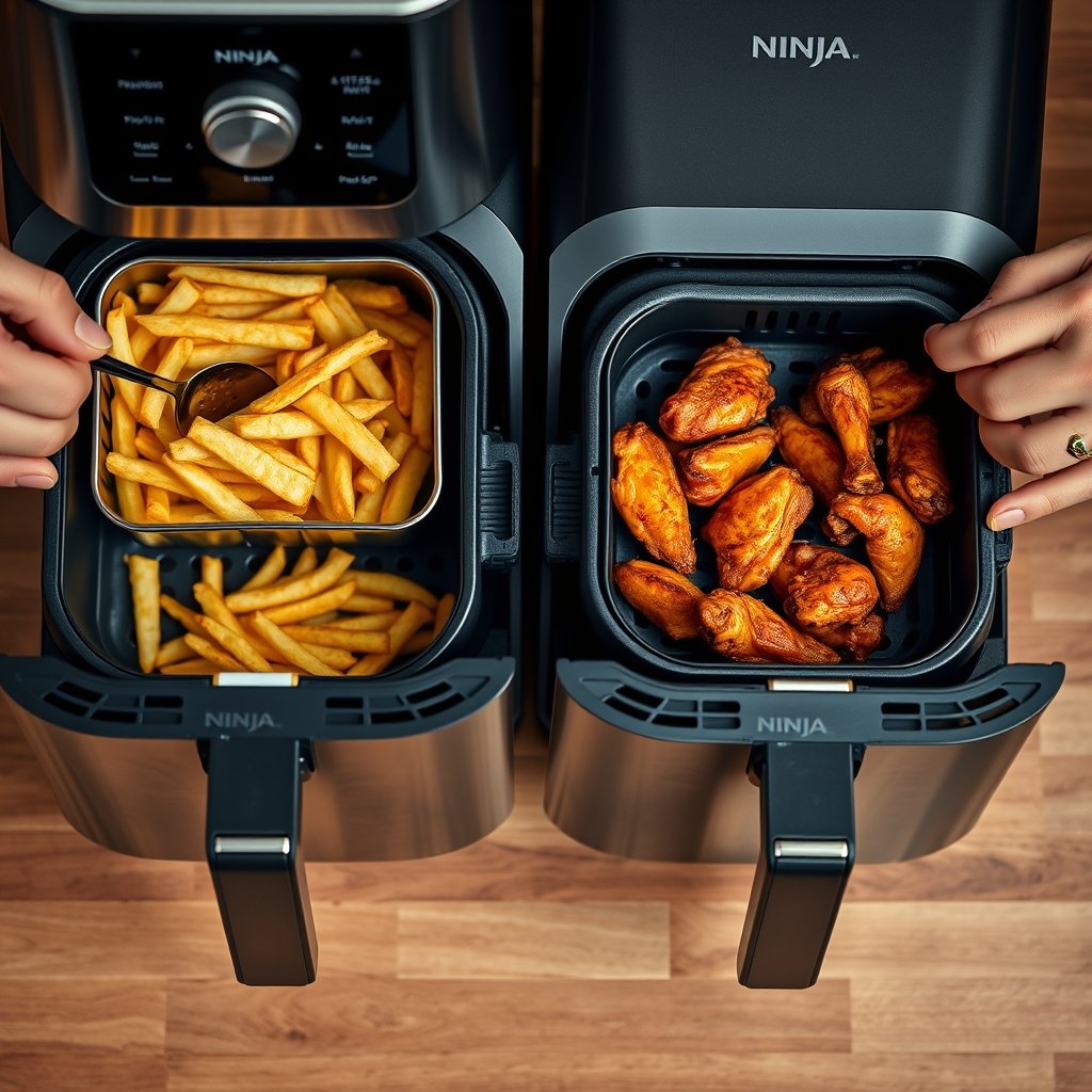Ninja dual basket vs single basket air fryer - Illustration 2