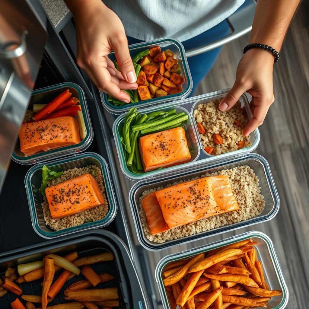 air fryer meal prep - Illustration 2