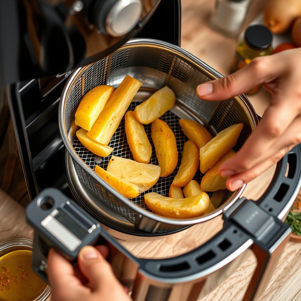 air fryer stainless steel interior - Illustration 2