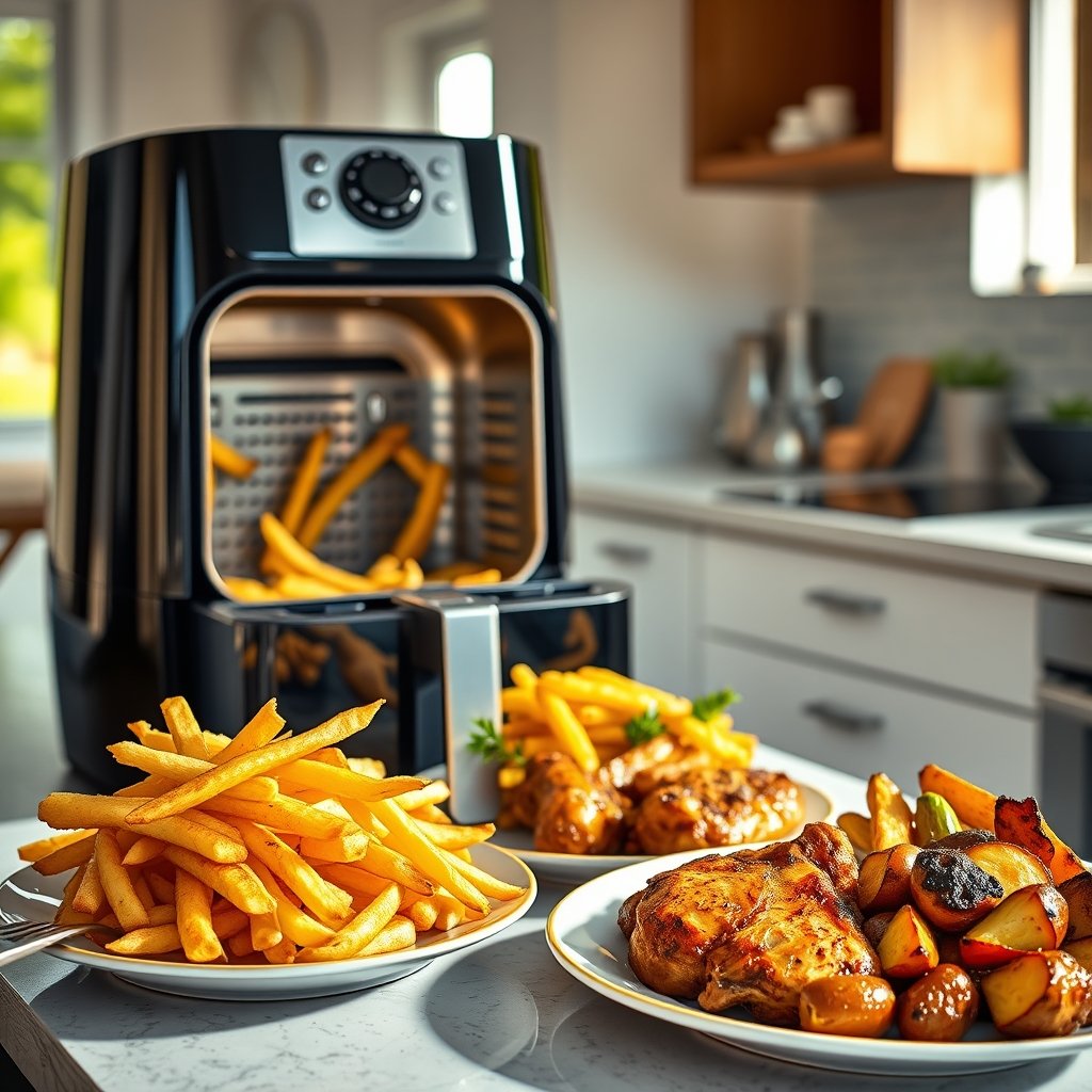 air fryer stainless steel interior - Illustration 3