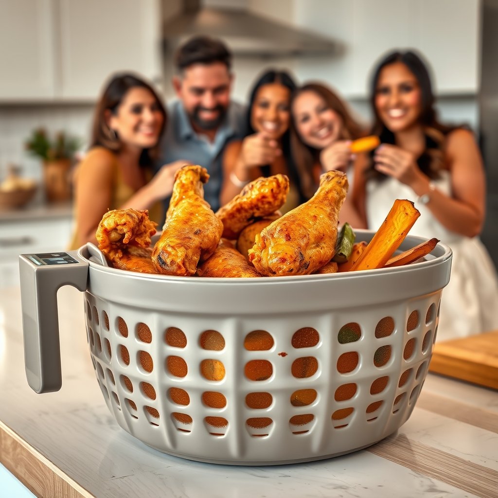 ceramic air fryer basket - Illustration 3