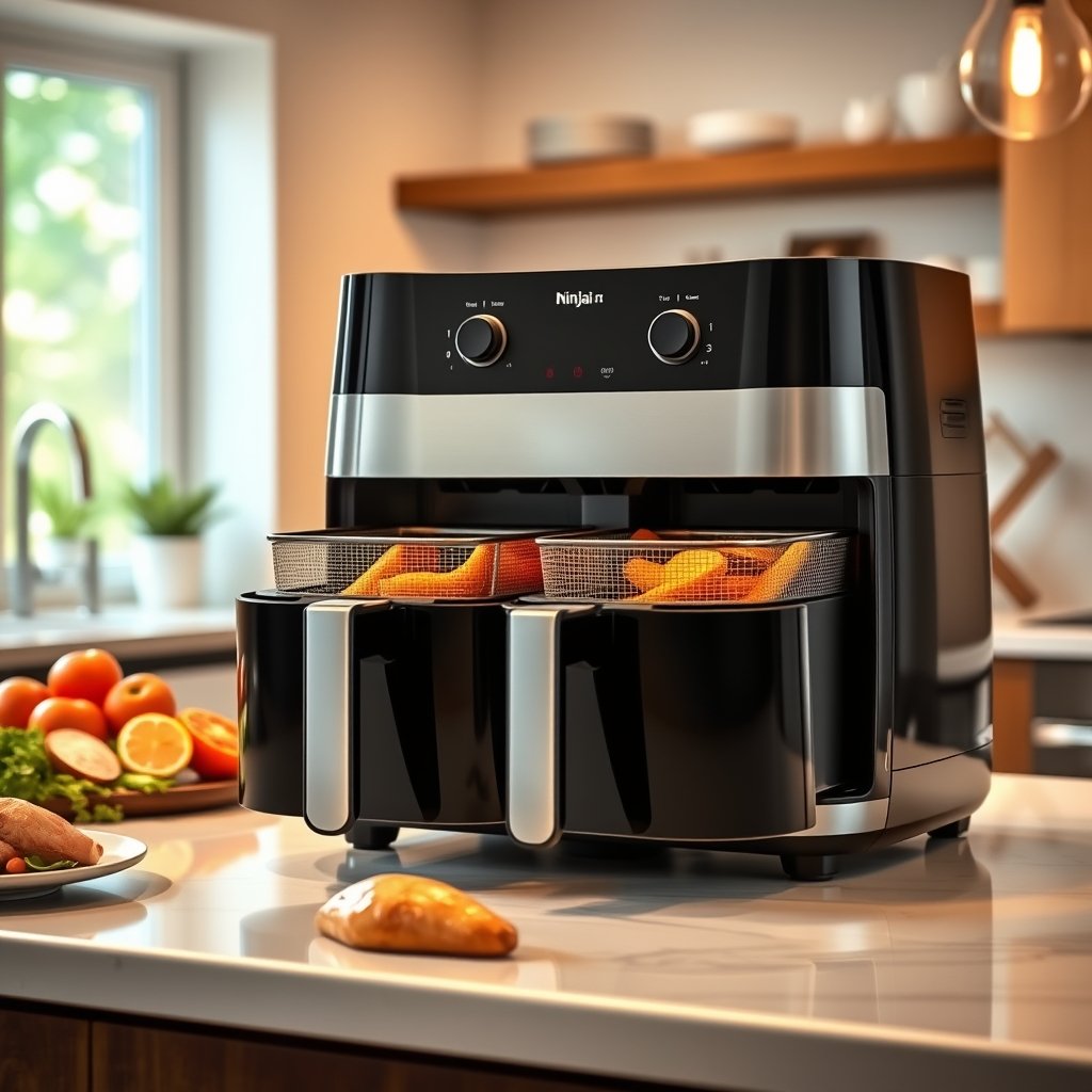 dual airfryer product view