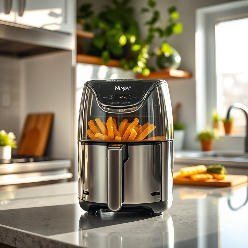glass airfryer product view