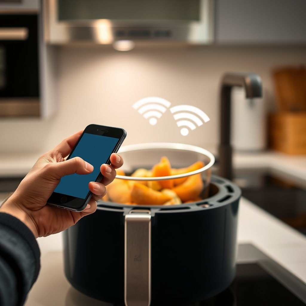 smart air fryer WiFi - Illustration 2