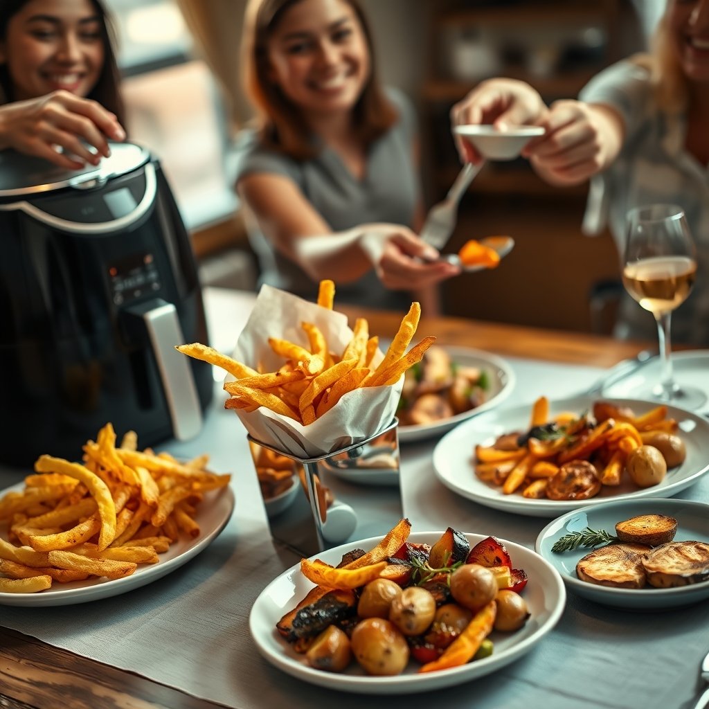 smart air fryer WiFi - Illustration 3