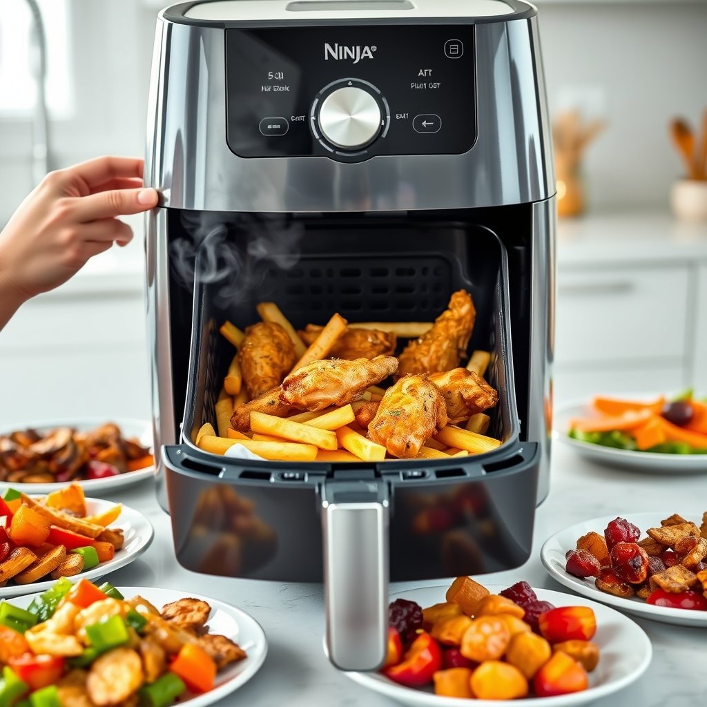 Ninja Airfryer in action