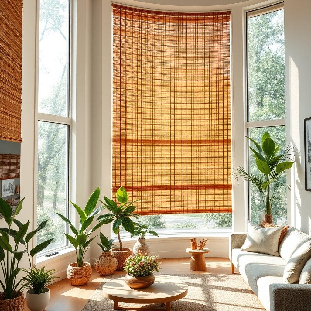 bamboo blinds product view
