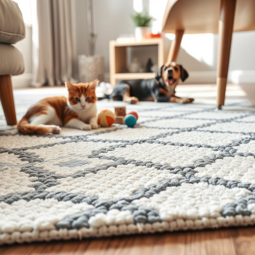 moroccan rug in action