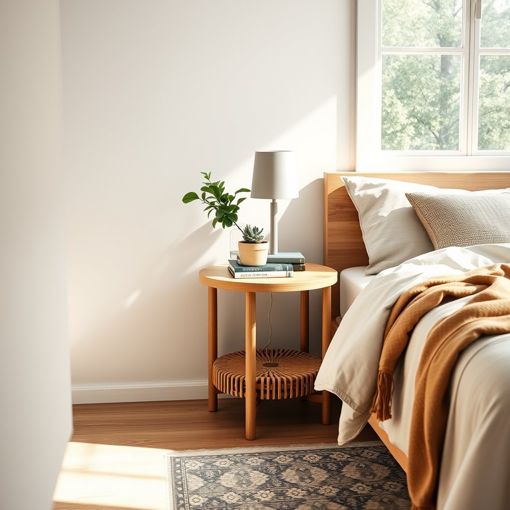 boho nightstand product view