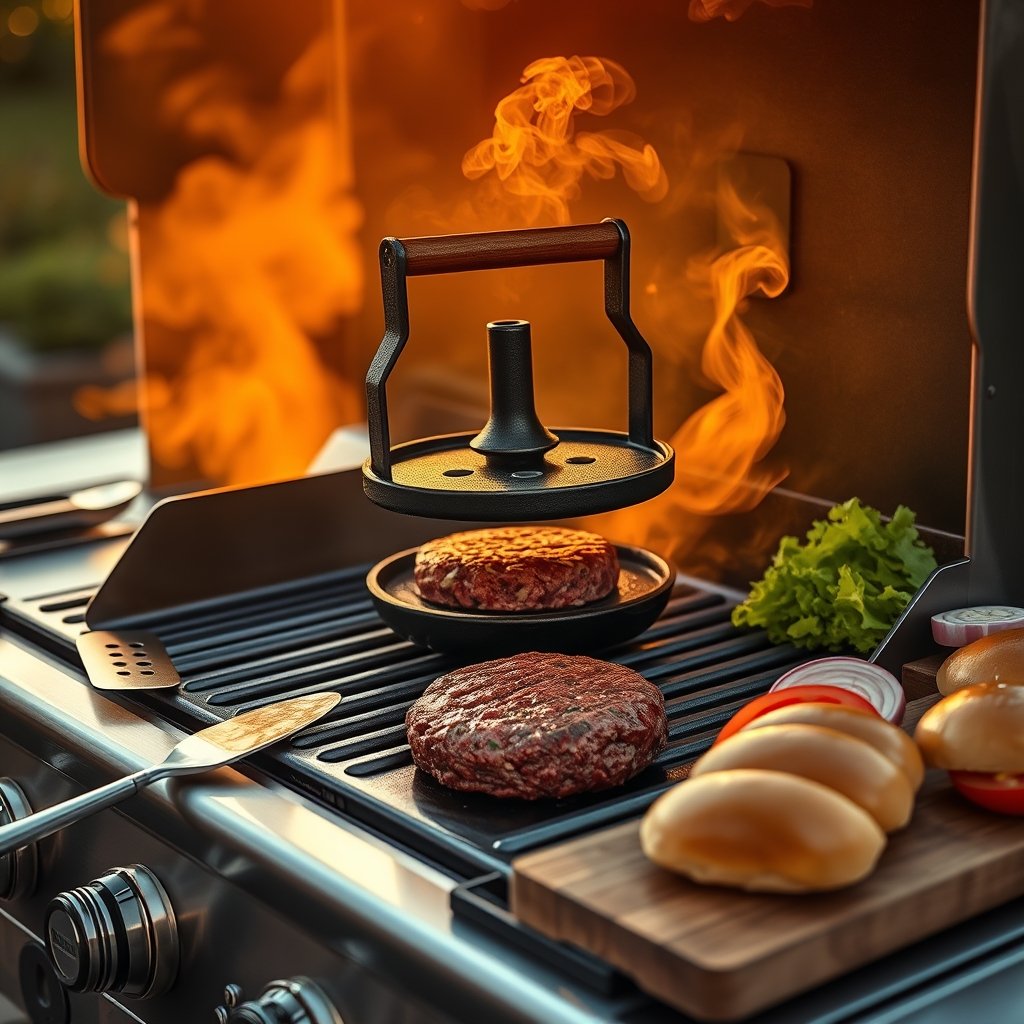 burger press product view