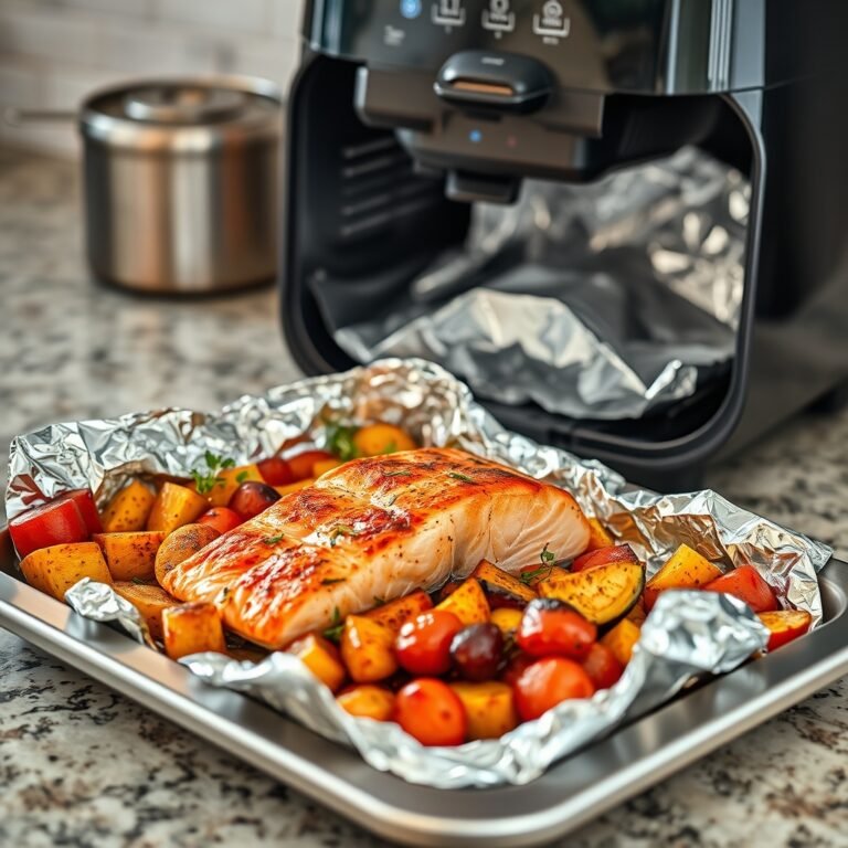 foil in an air fryer