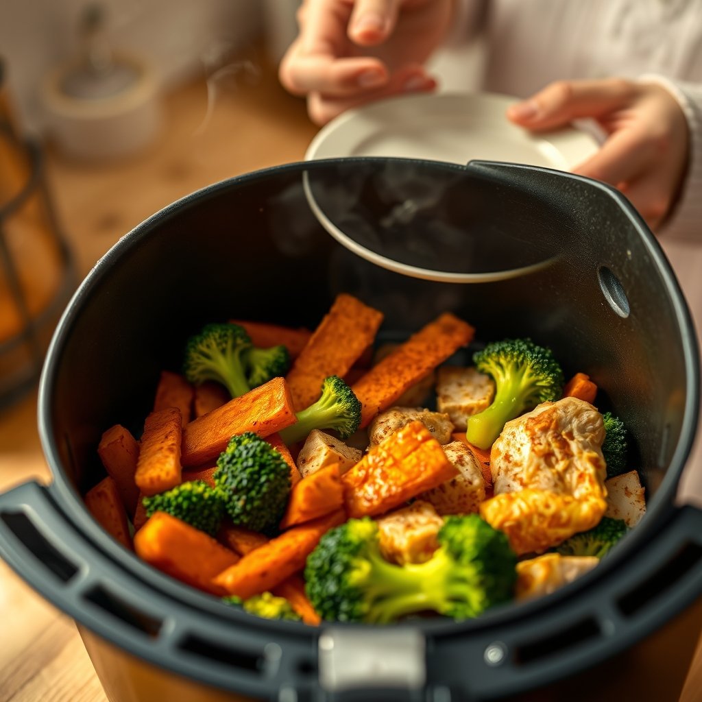 Mini Airfryer: 7 Ultimate Secrets For Easy Cooking In 2026 2 mini airfryer in action