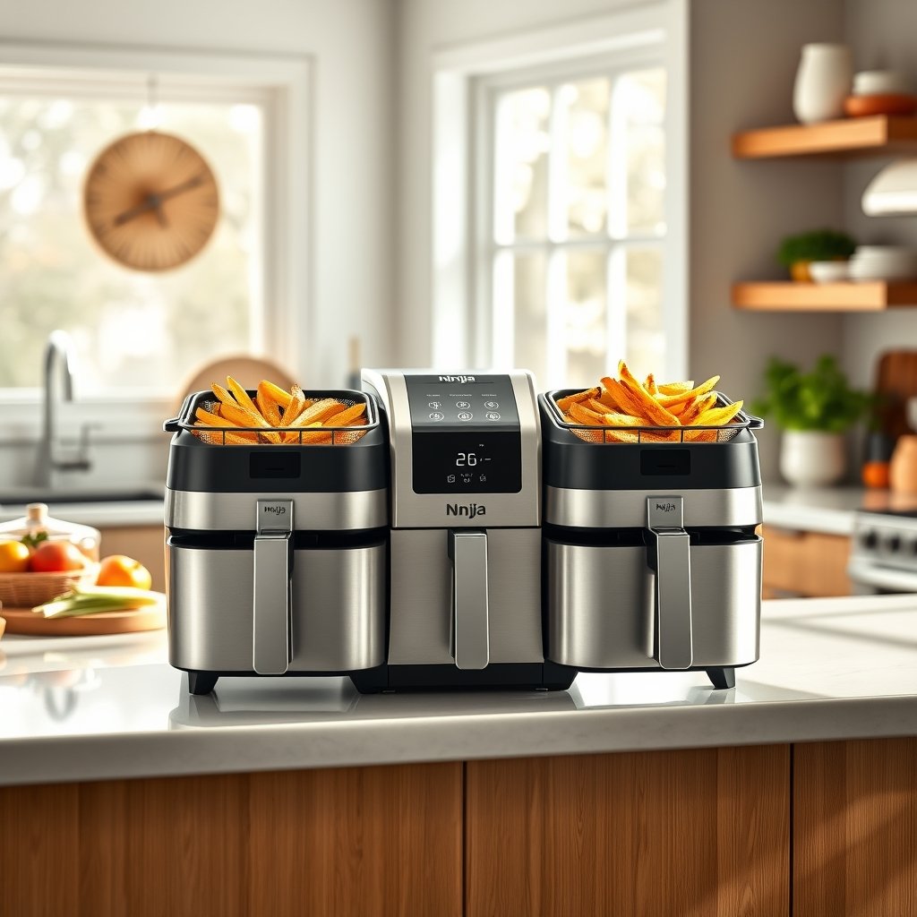 dual airfryer product view