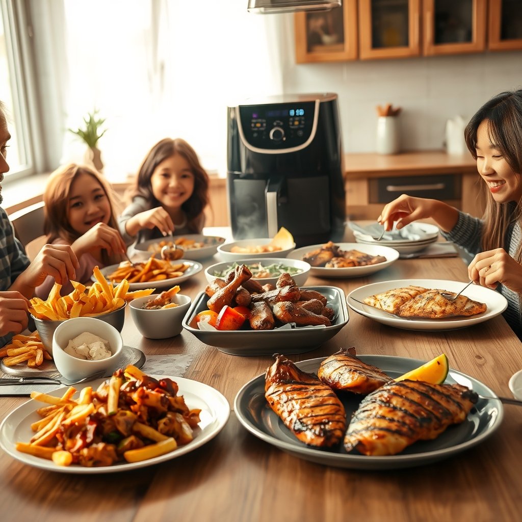 dual zone air fryer - Illustration 3