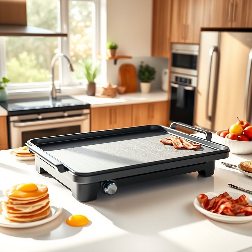 electric griddle product view