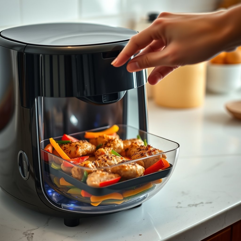 glass air fryer - Illustration 2