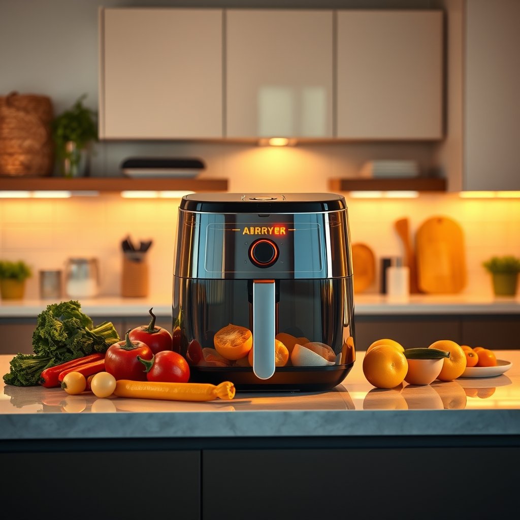 glass air fryer - Illustration 1