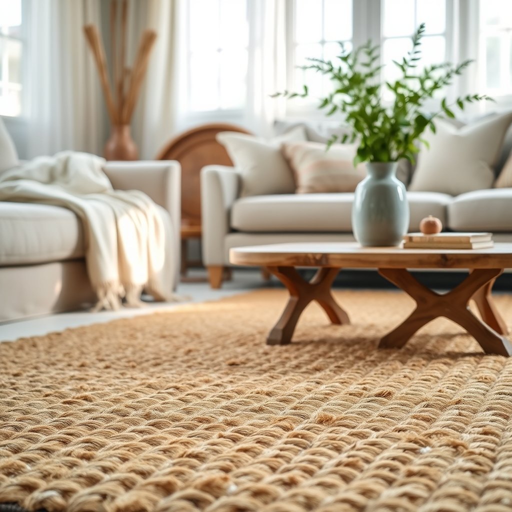 jute runner in action