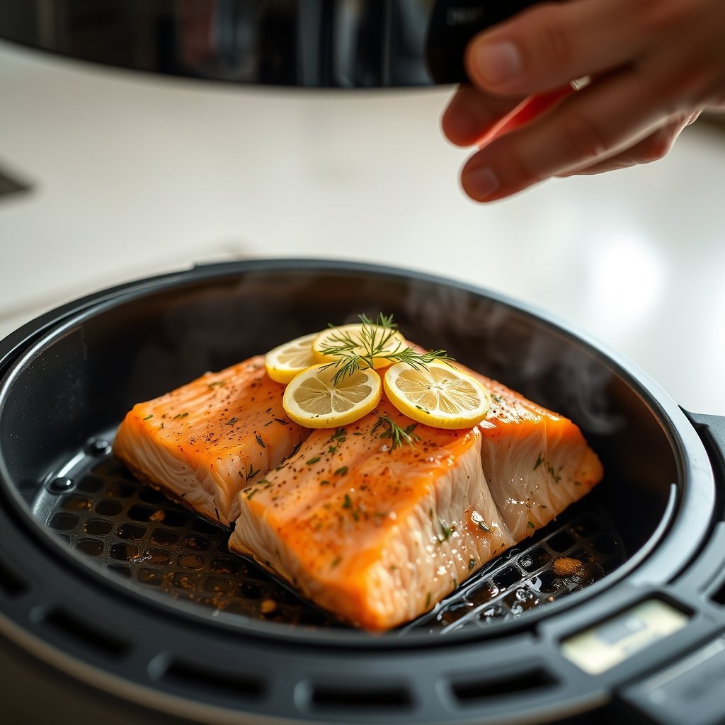 how long to cook salmon in air fryer - Illustration 2