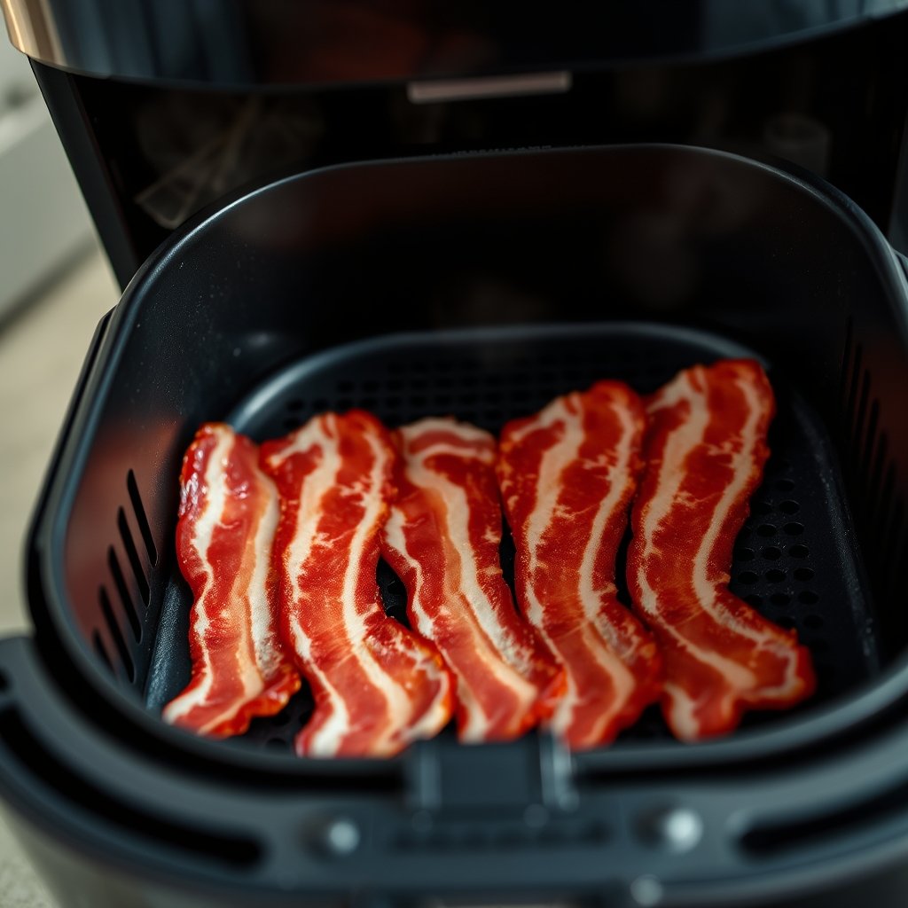 how to cook bacon in air fryer - Illustration 2