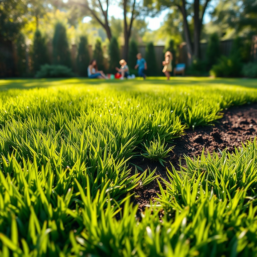 grass seed in action