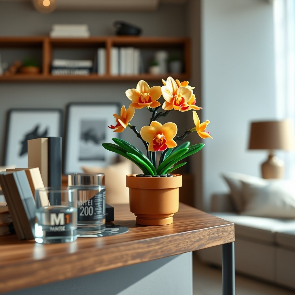 LEGO Orchid in action