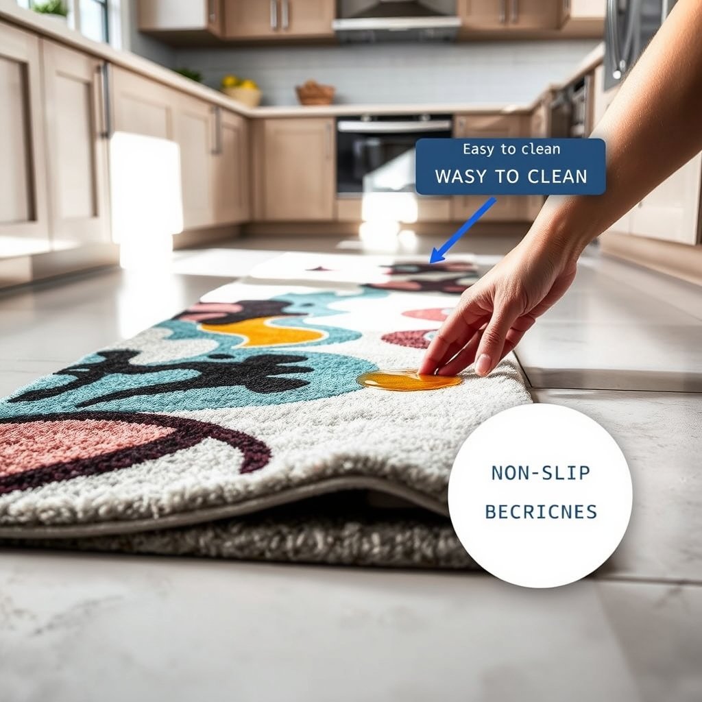 runner rug in action