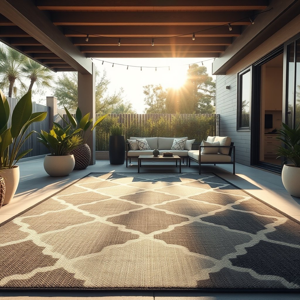 outdoor rug product view