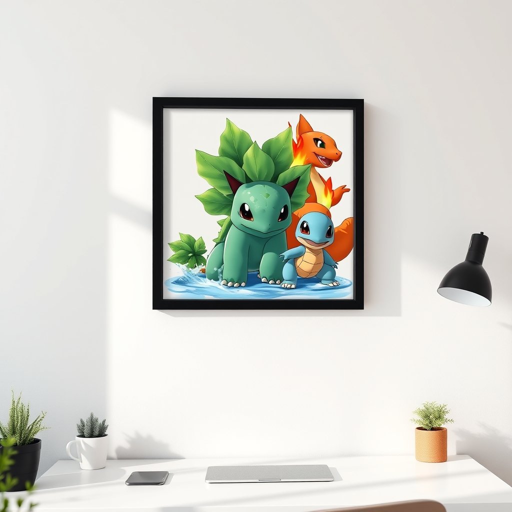 pokemon wallart in action