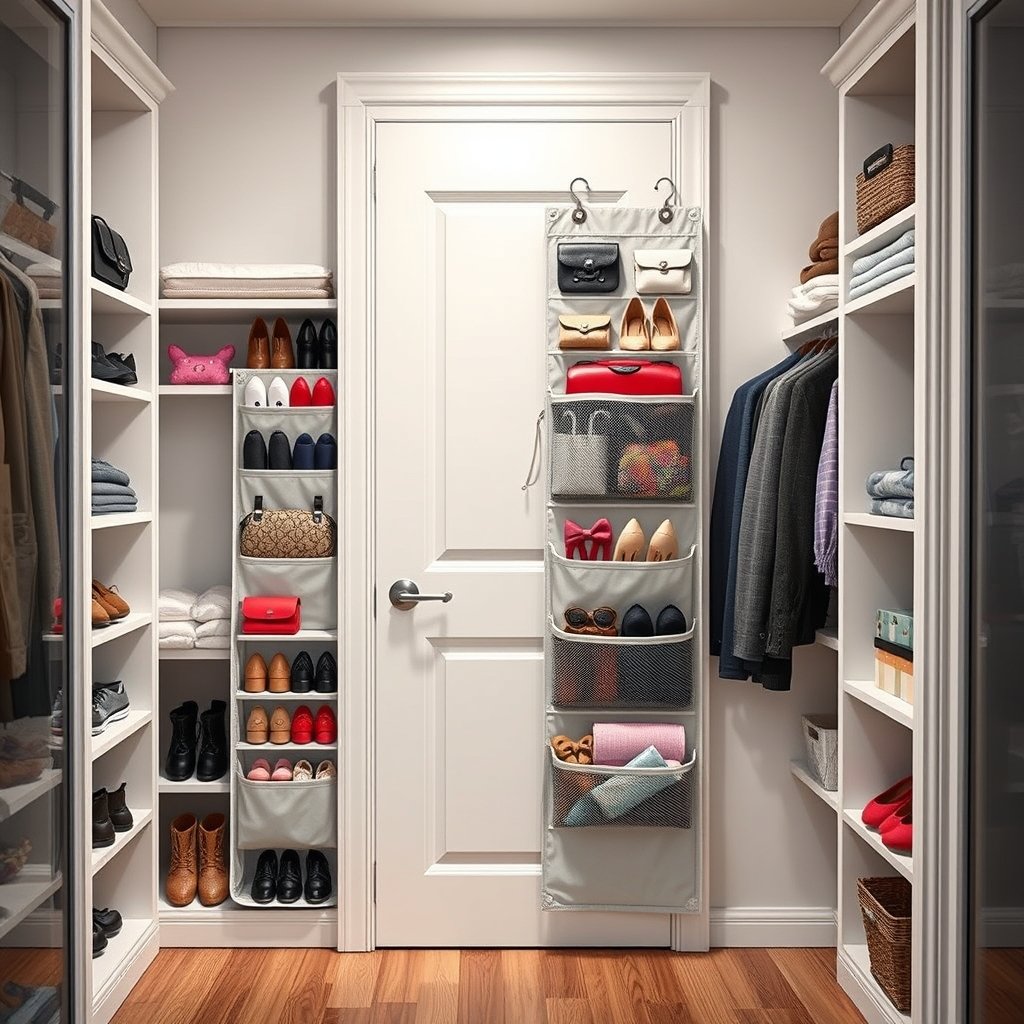 door organizer in action