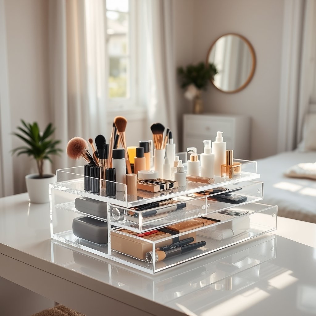 makeup organizer product view