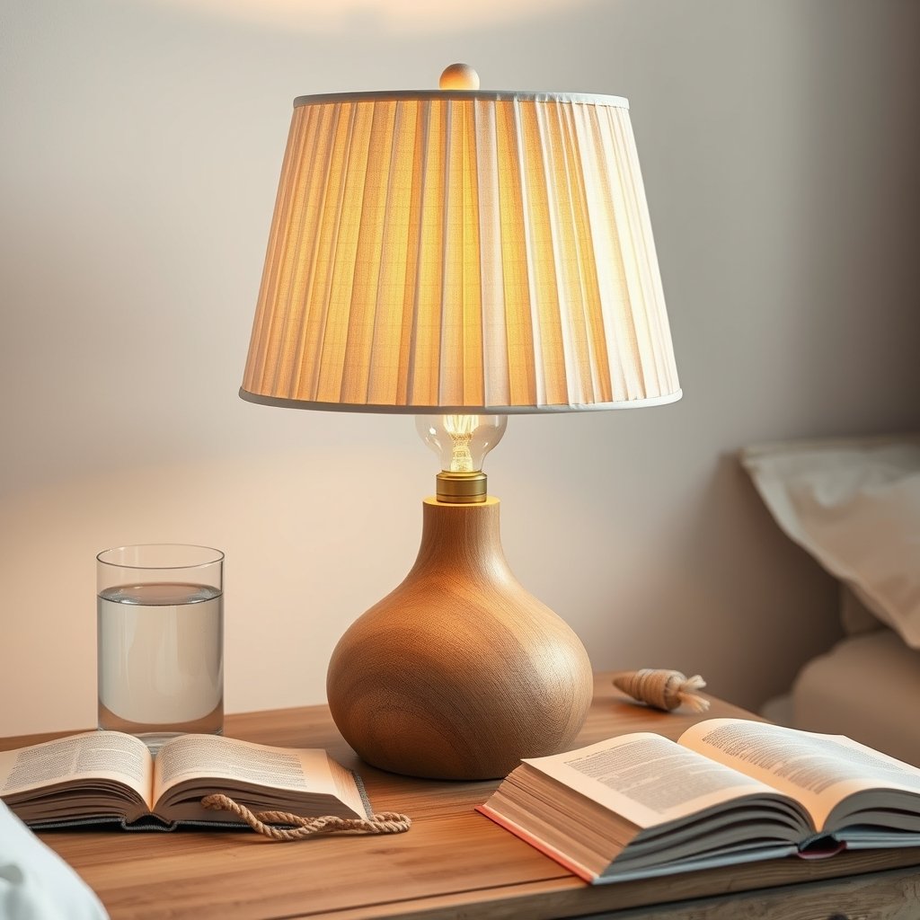 scandinavian lamp in action