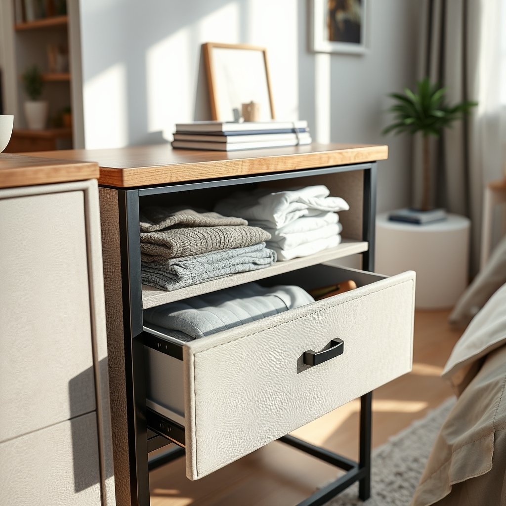 fabric dresser in action