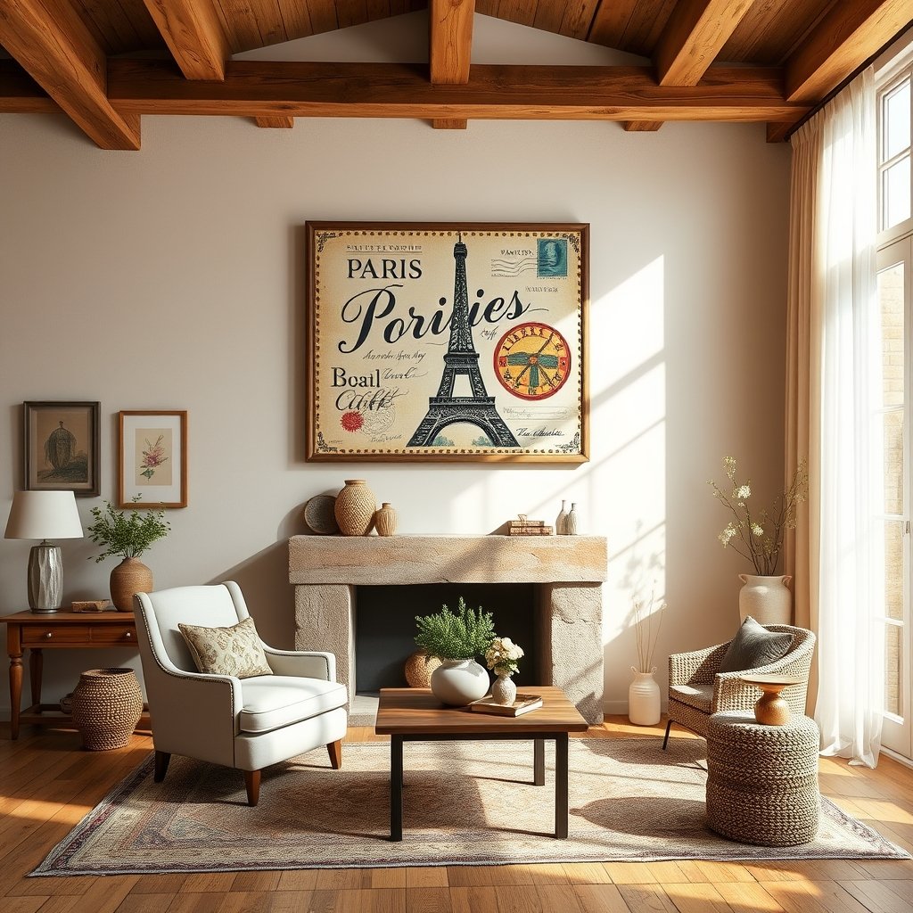 vintage wallart product view